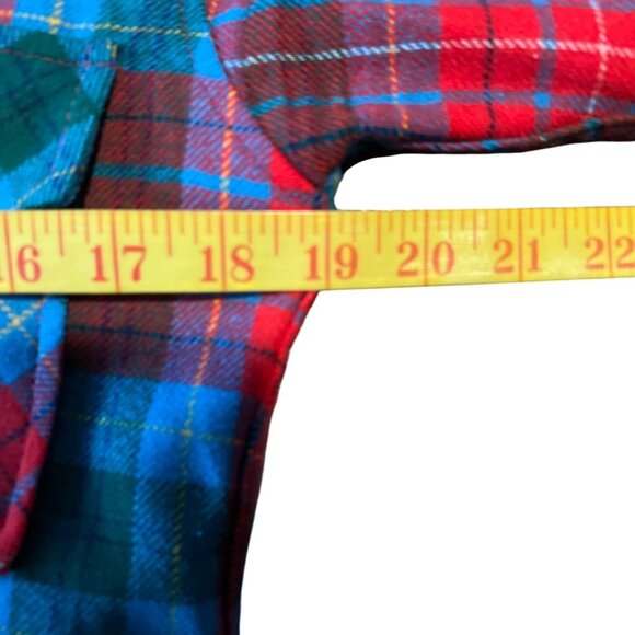 Vintage Knockabouts Pendleton 100% Wool Plaid Matching Set Scarf Shirt & Pants - Picture 10 of 16